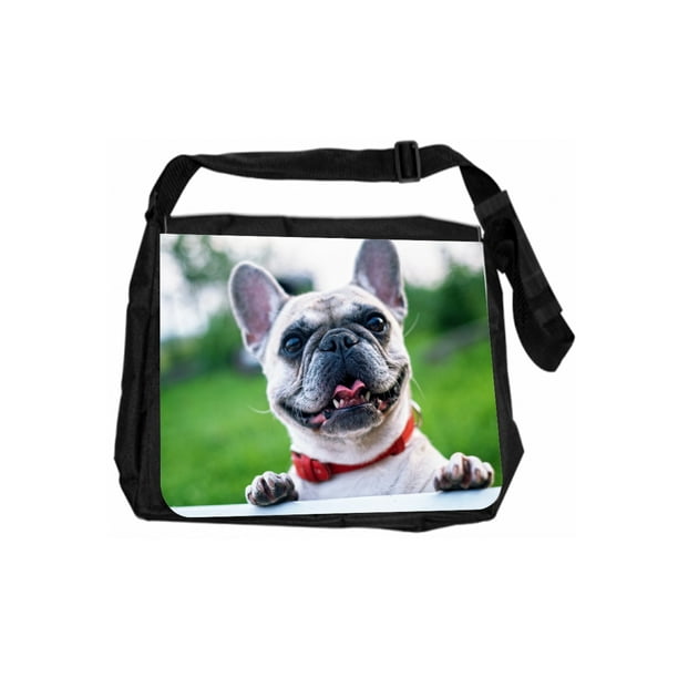 Funny Pug Dog Laptop Shoulder Messenger Bag Computer Briefcase Business Notebook Sleeve Cover Carrying Handle Bag for 14 inch to 15 inch 